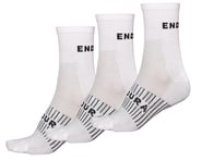 Endura CoolMax Race Sock (White) (Triple Pack) | product-related